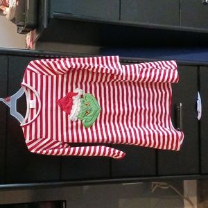 Holiday Grinch Girl's Dress size 7 with pockets